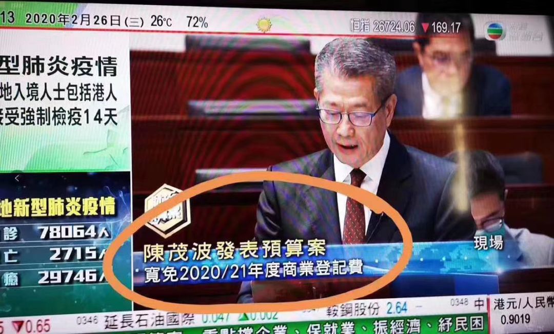 香港政府繼續(xù)寬免商業(yè)登記費，香港公司注冊、公司年審直降2000元 
